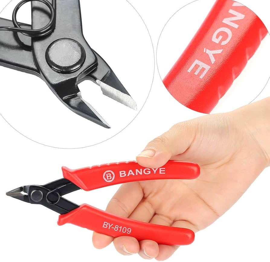 Wire Cutter Pliers YTH-109 127mm 5″ Inch Diagonal Side Cutting Nippers Professional Electronic Plastic Cutter Pliers Anti Slip Handle For P.C.B Shield Cutting
